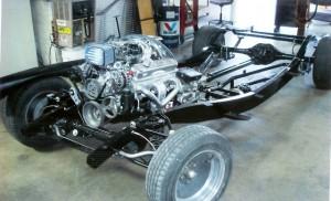 ProgressiveAutomotive 1941-48 Chevy frame with Add-ons Progressive Automotive 1941-48 Chevrolet chassis with optional parts