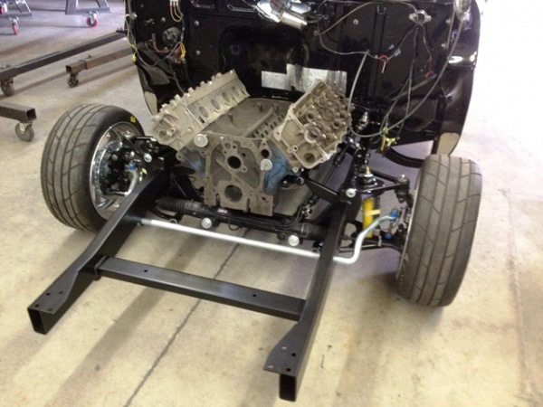 Progressive Automotive 1954 Ford truck chassis with Ford Hemi motor mounts