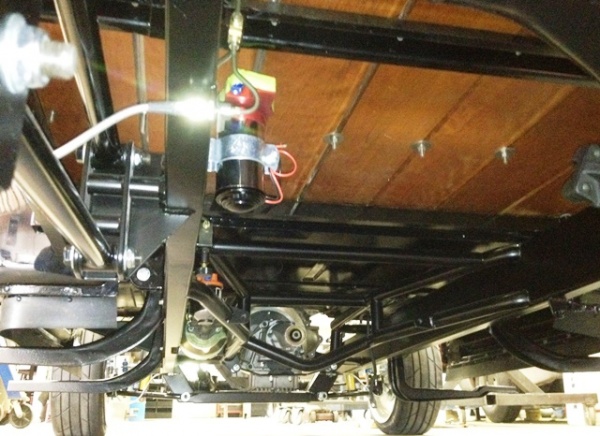 Progressive Automotive 1954 Ford truck chassis with Ford Hemi motor mounts