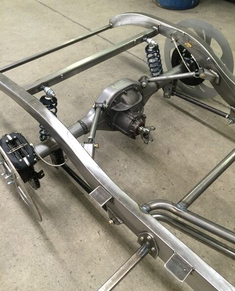Progressive Automotive Triangulated 4-bar supension with Ride Tech HQ coil-overs & Wilwood brakes