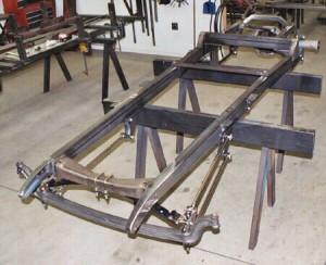 Progressive Automotive 1928-31 Model A Ford frame with Custom suspension Progressive Automotive 1928-31 Ford chassis with optional parts