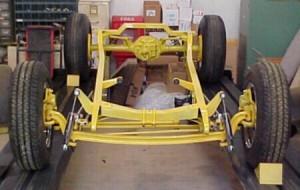 Progressive Automotive 1928-31 Model A Ford frame with Custom suspension Progressive Automotive 1928-31 Ford chassis with optional parts