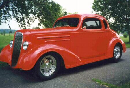 Progressie Automotive 1935M-36S Chevy 1936 Standard coupe featuring Progressive Automotive chassis