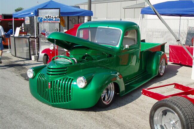 1941 Chevrolet truck featuring Progressive Automotive Air Ride chassis