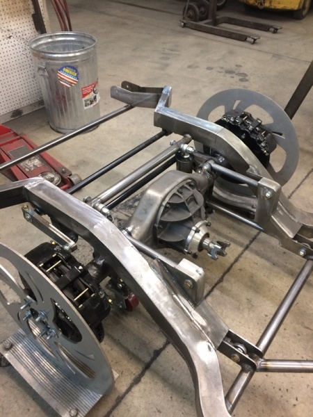 Progressive Automotive custom built 1976-69 Camaro frame for 572 Big Block and dual turbos