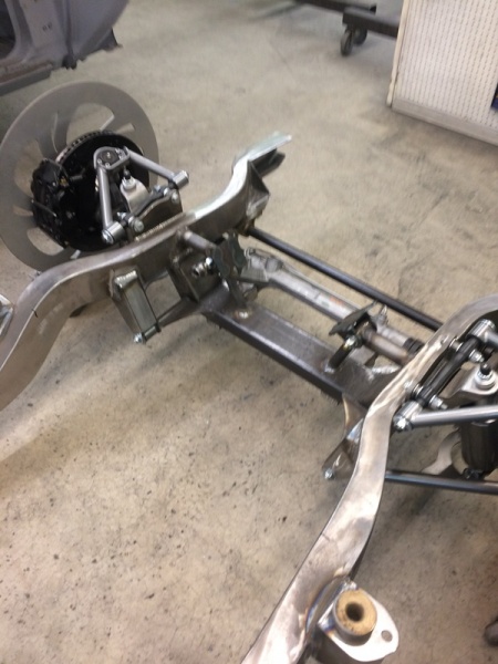 Progressive Automotive custom built 1976-69 Camaro frame for 572 Big Block and dual turbos