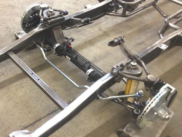Property of Progressive Automotive Coil Spring & Shock style without springs installed, Right Hand Drive with optional front sway bar