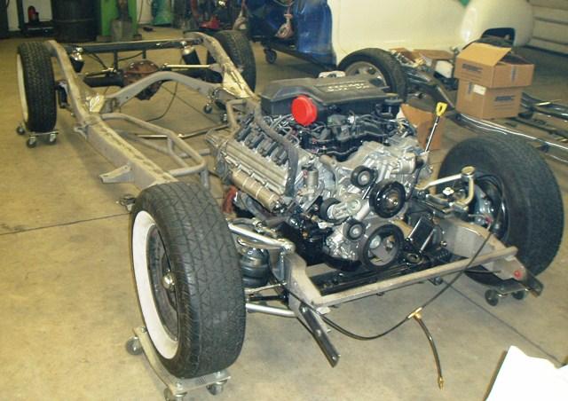 1955 Ford f100 frame swap