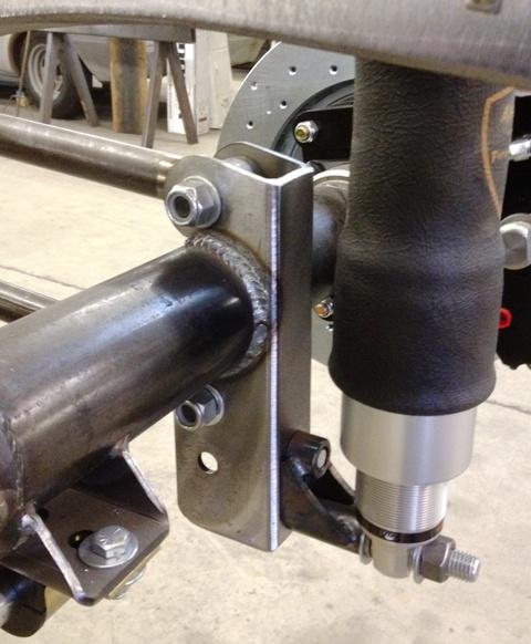 New 4 Bar Axle Progressive Automotive Parallel 4-bar kit, axle view