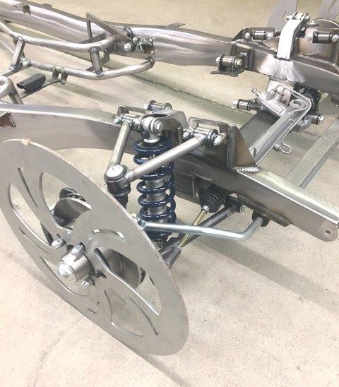 Progressive Automotive 1941-48 Chevrolet chassis with Tubular IFS, sway bar & Ride Tech HQ coil-overs