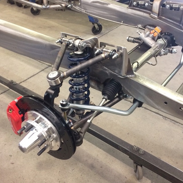 Progressive Automotive 1947-53 Chevrolet truck chassis with Tubular IFS, Ride Tech HQ coil-overs and Wilwood brakes