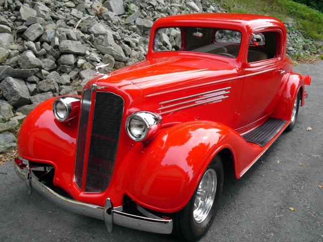 Progressive Automotive custom 1935 Buick chassis upgrade with Tubular IFS & 9" Ford rear end