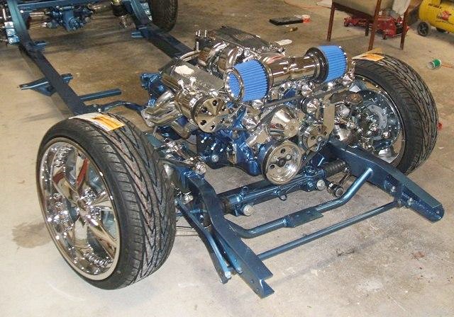 Progressive Automotive VF-55C-96 brackets shown installed