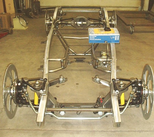 Progressive Automotive 1941-48 Ford Chevrolet chassis with Tubular IFS & Triangulated 4-bar