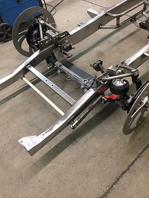 Progressive Automotive 1948-52 Ford truck chassis with Tubular IFS, Ride Tech HQ ShockWaves & optional parts