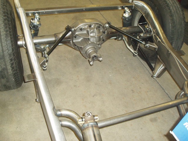 Progressive Automotive 1937-40 Chevrolet truck chassis with Triangulated 4-bar and Ride Tech HQ coil-overs