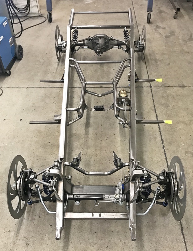 Progressive Automotive 1937-40 Chevrolet truck chassis with optional coil-over front suspension