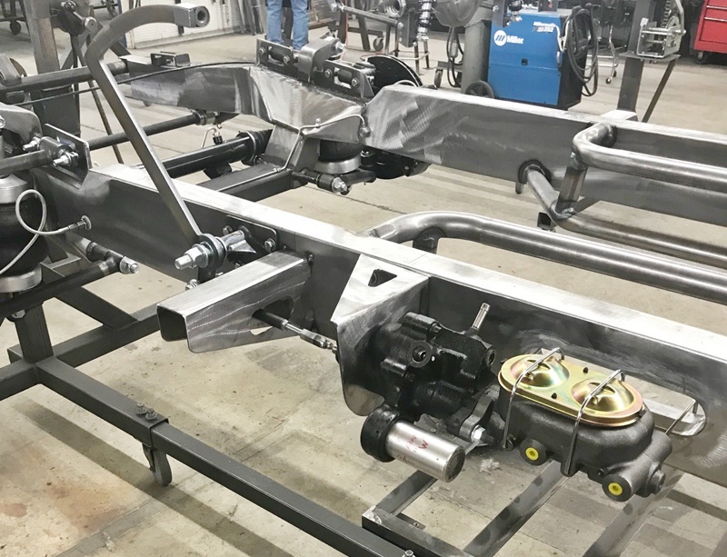 PA-HB-AB and PA-AC-HB shown installed with master cylinder and brake pedal assembly.
