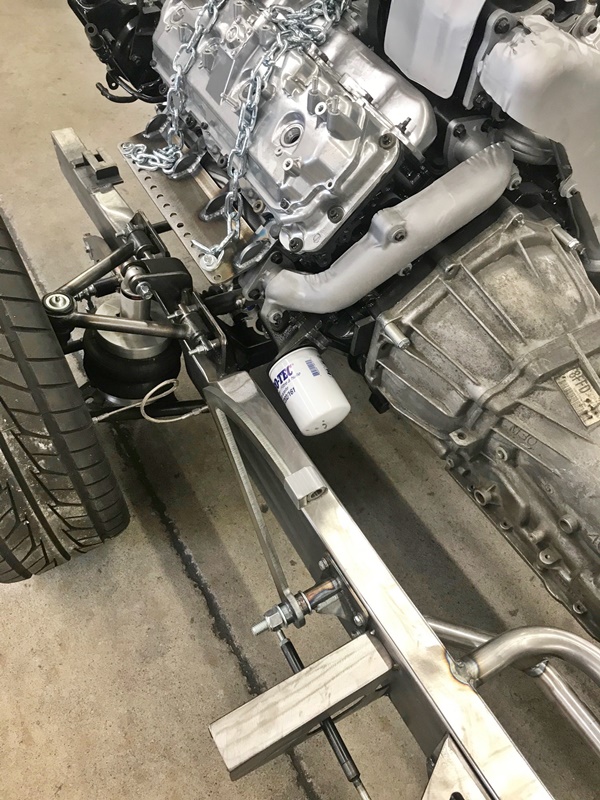Progressive Automotive 1955 (2nd Ser.) -59 Chevrolet truck chassis with Duramax motor mounts