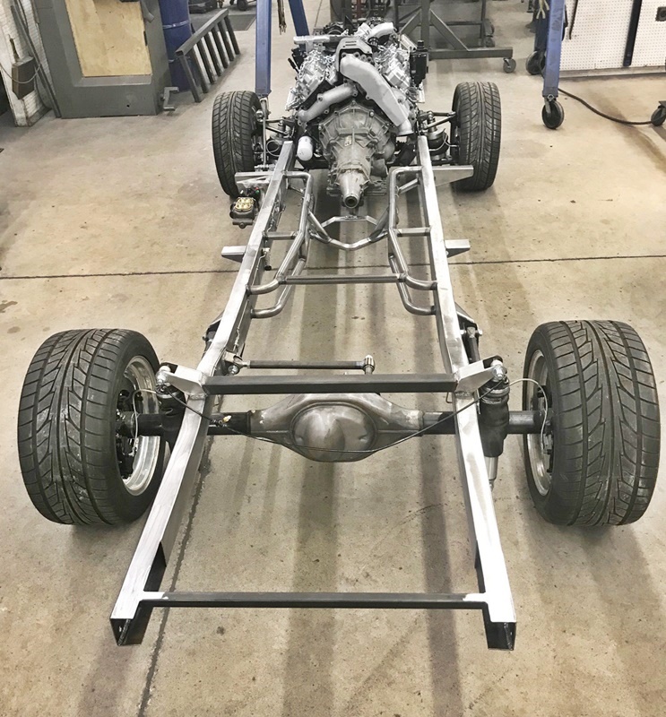 Progressive Automotive 1955 (2nd Ser.) -59 Chevrolet truck chassis with Duramax motor mounts
