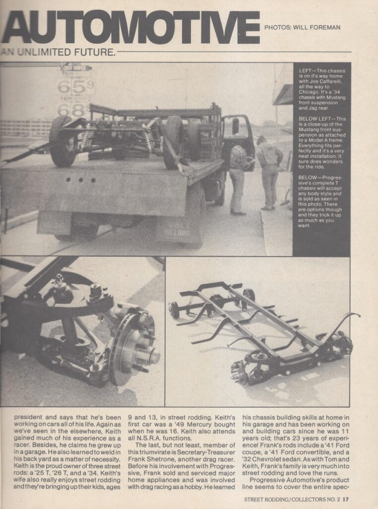 Street Rodder Summer 1980 wtih Progressive Automotive Article and Ad